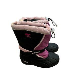 Sorel Flurry Prarie Rose Snow Boots Size 6